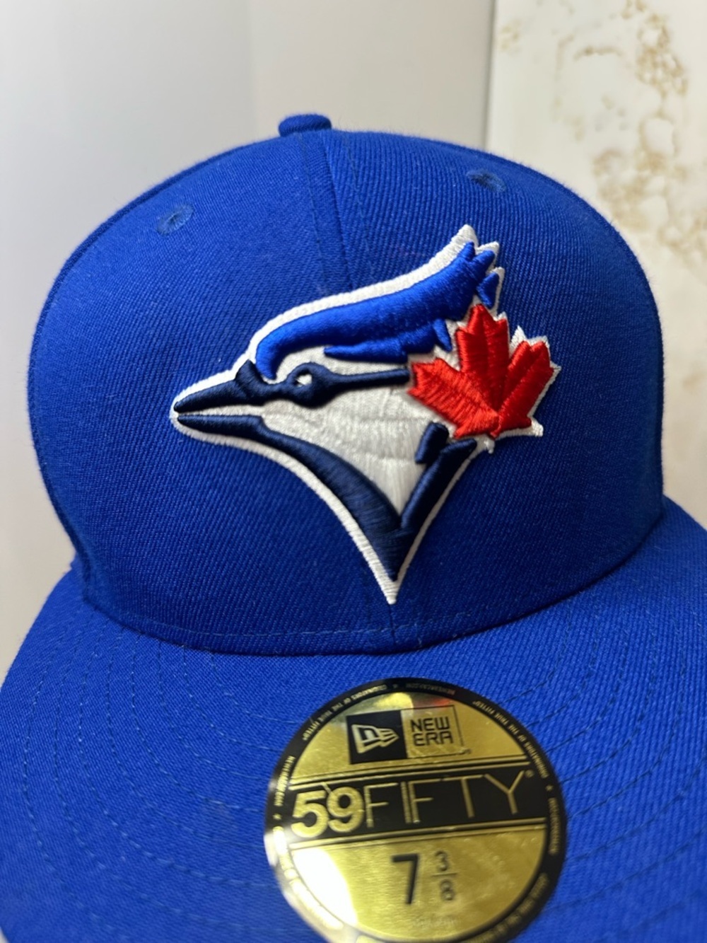 New Era Toronto Blue Jays Royal Blue 59FIFTY Fitted hat cap - Picture 5 of 8
